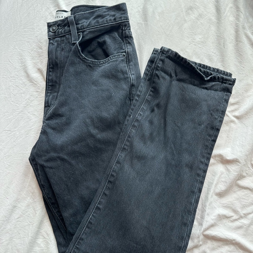SLVRLAKE Women's London High-Rise Straight Jeans